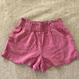 Small pink shorts